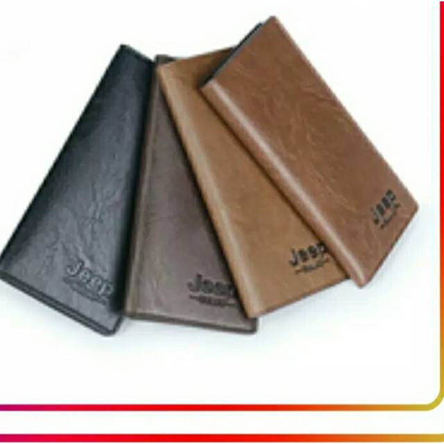 TK ☚ D007 DOMPET JEEP PANJANG KULIT Pria Wanita Murah Panjang Batam ORI KEREN PURSE Cowok Cewek