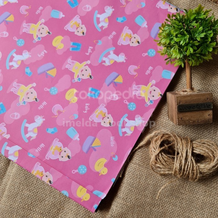 kertas kado sansan wawa bungkus kemasan hampers bayi pesta craft