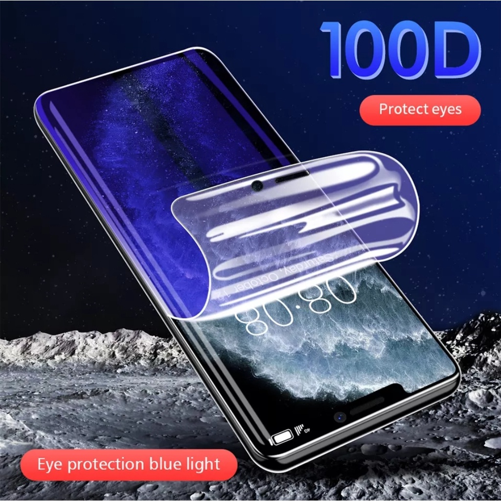 HYDROGEL Anti Blue Light Filter Eye Protection Screen Guard anti gores untuk IPHONE 14 13 12 11 PRO MAX 14 Plus 12 13 MINI X XR XS MAX 6 7 8 plus SE2 SE 3