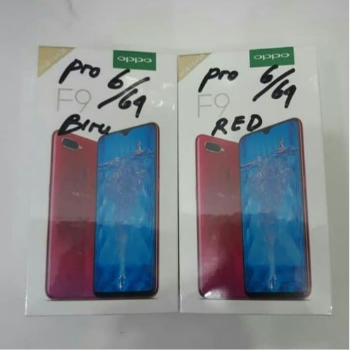 OPPO F9 PRO - 6/64 GB - 6 Gb - 64 Gb - Garansi Resmi OPPO - Biru - Merah