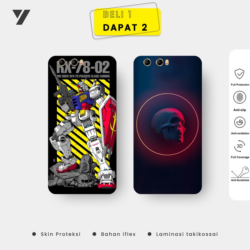 Garskin Himax X Play [Dapat 2 Garskin] - Motif 2