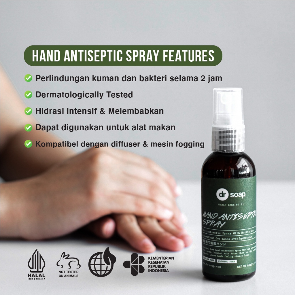 DRS01 DR SOAP HAND ANTISEPTIC SPRAY URBAN SHEE PEMBERSIH TANGAN