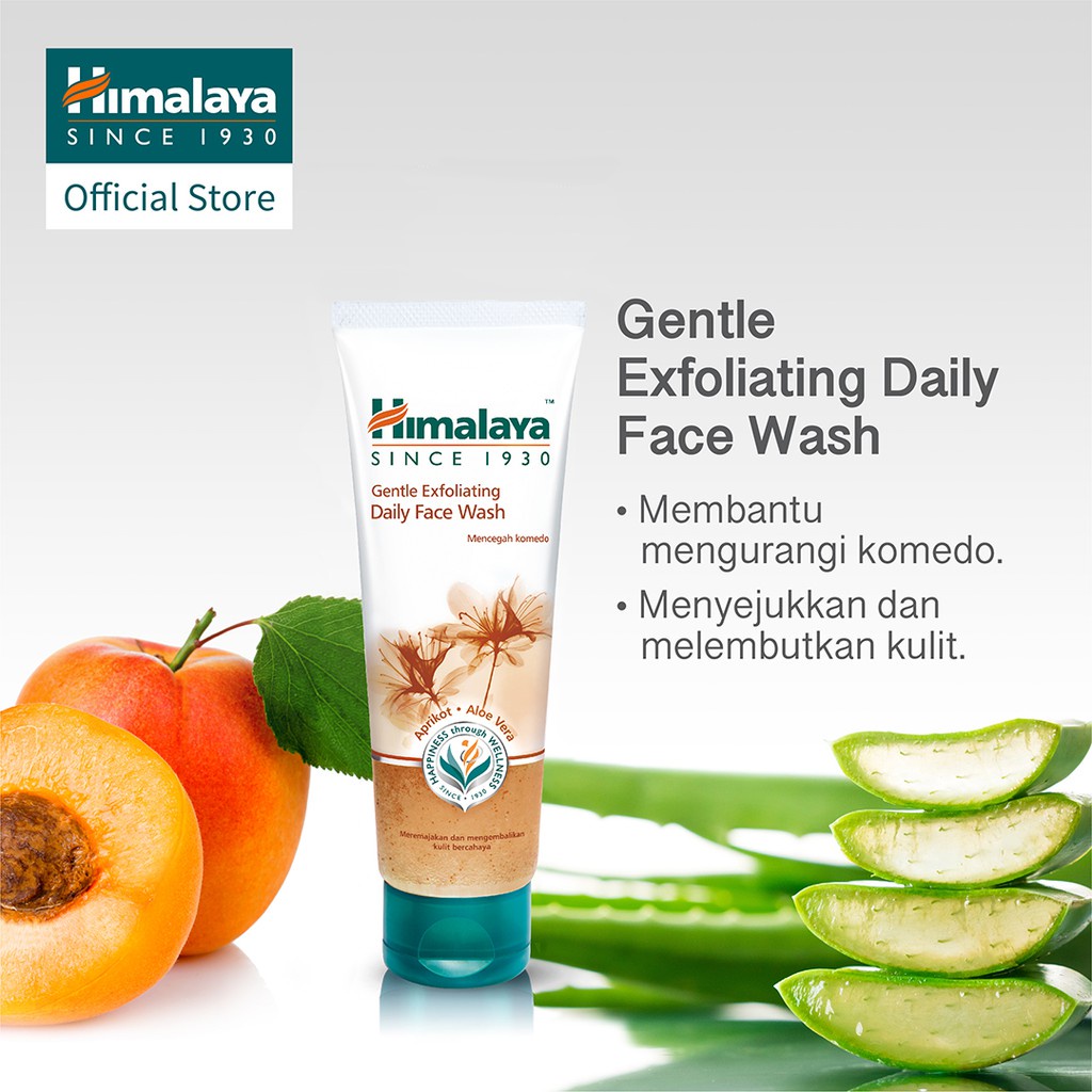 ❤ RATU ❤ Himalaya Gentle Exfoliating Daily Face Wash | Clear Complexion Whitening Pembasuh Wajah Himalaya 50ml &amp; 100ml BPOM✔️