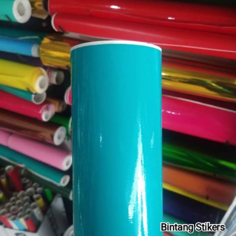 Scotlite hijau tosca glossy (mengkilap)