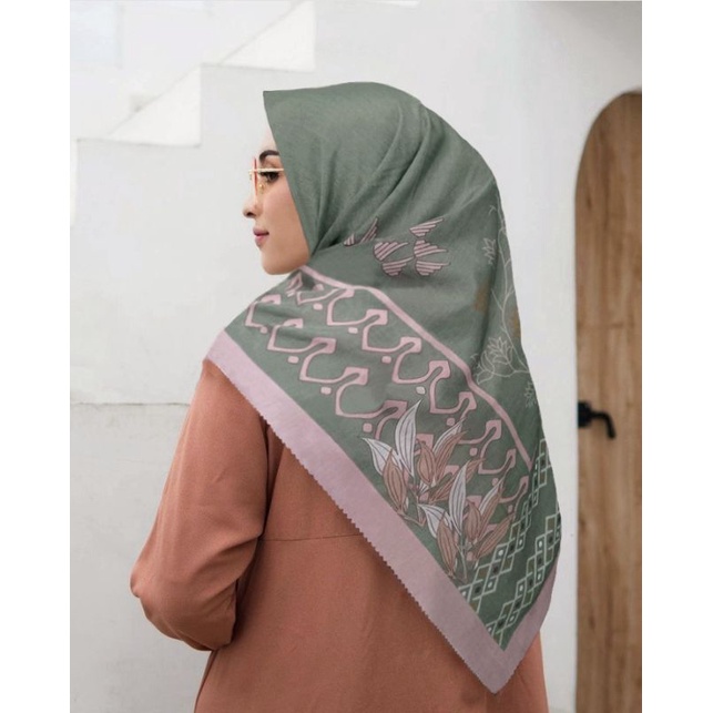 sale hijab segiempat motif Kinaya series terbaru jilbab voal kerudung kekinian