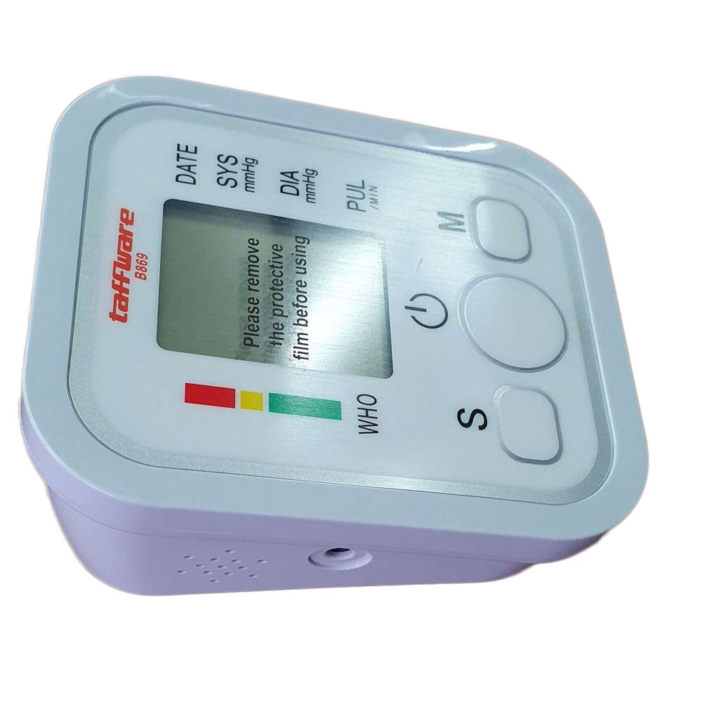 TaffOmicron Pengukur Tekanan Darah Electronic Sphygmomanometer with Voice - B869 - White