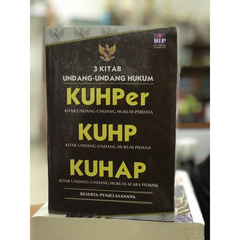 3 Kitab Undang Undang Hukum KUHPer KUHP KUHAP