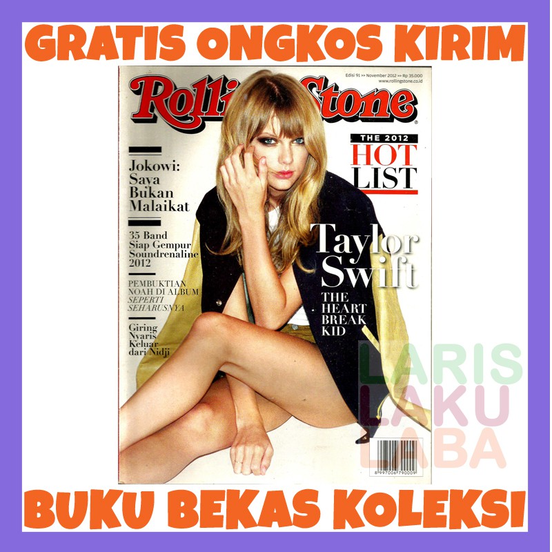MAJALAH ROLLING STONE INDONESIA NOMOR 91 EDISI 91 BEKAS KOLEKSI