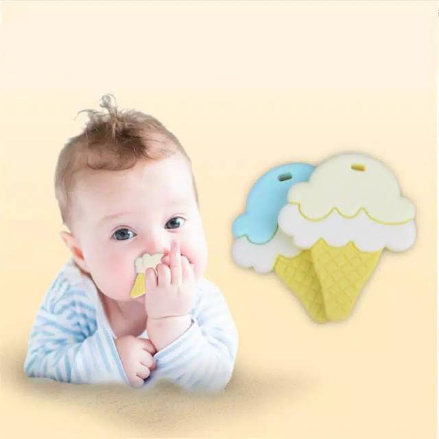 1234OS Teether Bentuk Ice Cream / Teehter / Gigitan Bayi