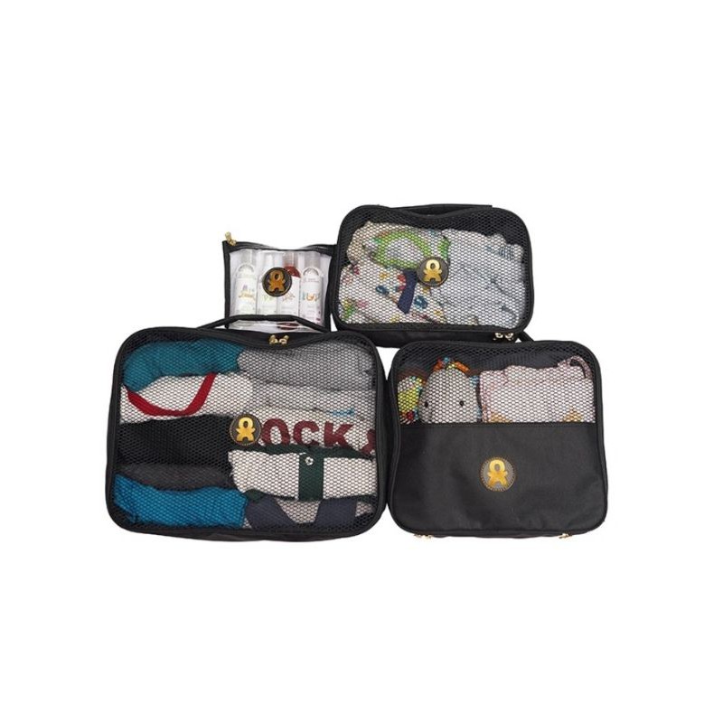 BabyGO Inc Travel Cubes Organizer (Free Laundry Bag) - Babygoinc tas koper baby go inc