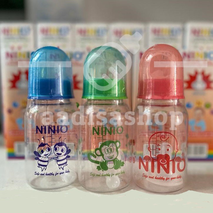 Botol Dot Bayi Soft Neck Round Bottle 120ml NINIO 2001