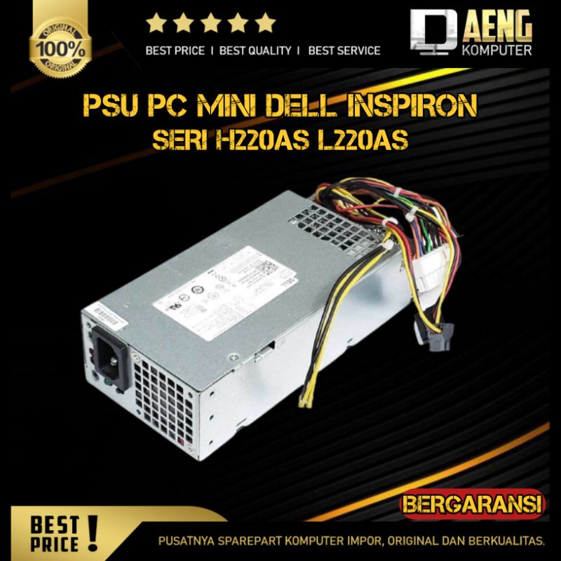 PSU Power Supply Power Suplay Pc Mini Dell Inspiron Seri H220AS L220AS Original Murah