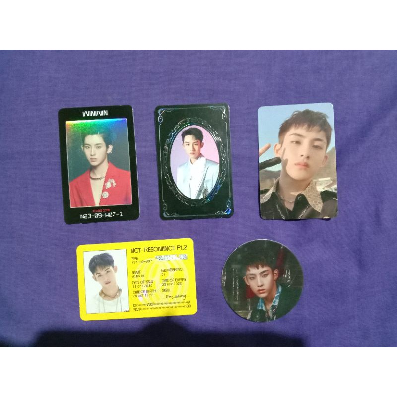 

Winwin photocard ID Card Ac Card Cc Yb