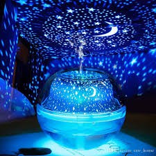 Alat Aroma Terapi Humidifier Aromatherapy LED Night Projection Lamp 500ml