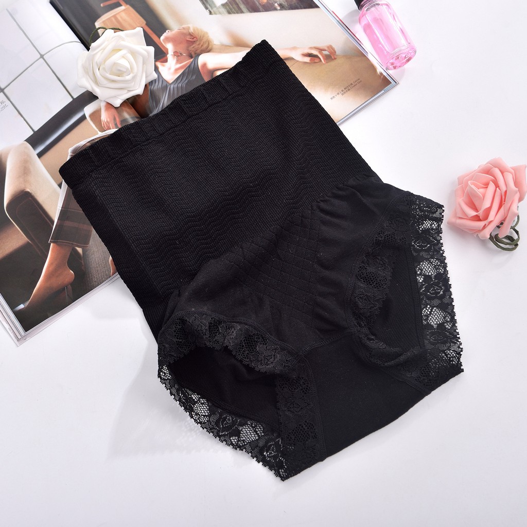 ❀ Chingu ❀ PW048 COD Korset HMU High Waist Pakaian Dalam CD Wanita Pengurus Perut Import Surabaya