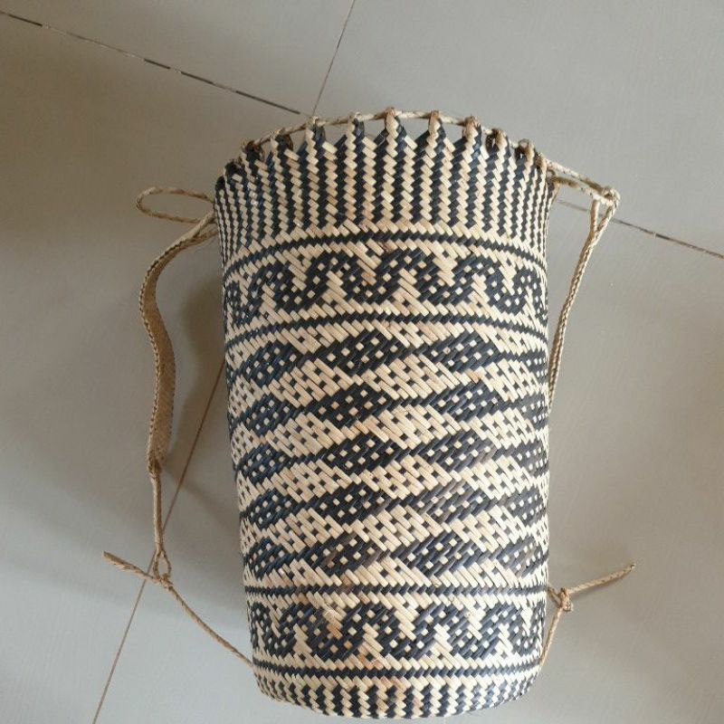 Tas ROTAN ASLI Tas rotan Anjat   RANSEL ukuran besar TAS ROTAN ASLI