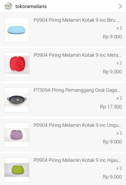 3 Pcs P0904 Piring Melamin Kotak 9 Inc Biru Tosca Golden Flying Fish Alat Dapur Piring Makan Kotak