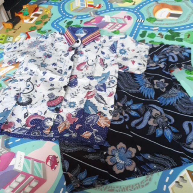 Kemeja Atasan 016 021 179 Batik Hem Anak Pipita Seragam Keluarga Katun