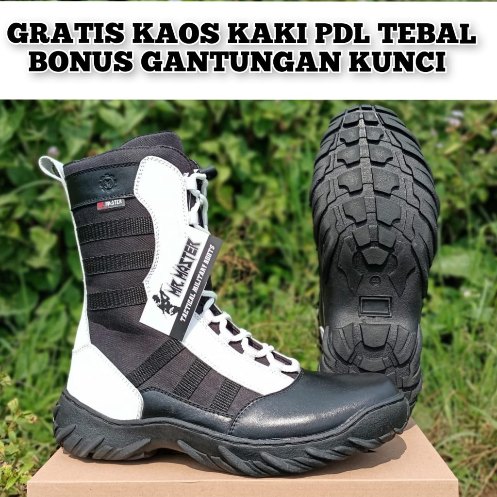 SEPATU PDL PROVOS POLRI NUNJA MR MASTER KULIT SAPI ASLI SEPATU PDL DINAS LAPANGAN TNI POLRI SECURITY