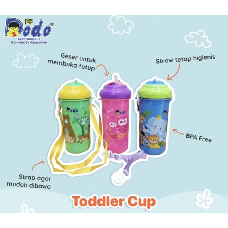 Dodo Toddler Cup 300ml / Tempat Minum Anak Tali DDC013