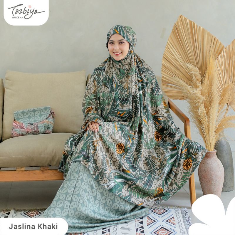 MUKENA TAZBIYA KOMBINASI 2IN1 JASLINA SERIES ALLSIZE