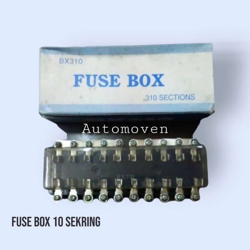 RUMAH FUSE BOX SEKRING TABUNG ISI 6 8 10 TERMINAL (SAMA HARGA SEMUA)