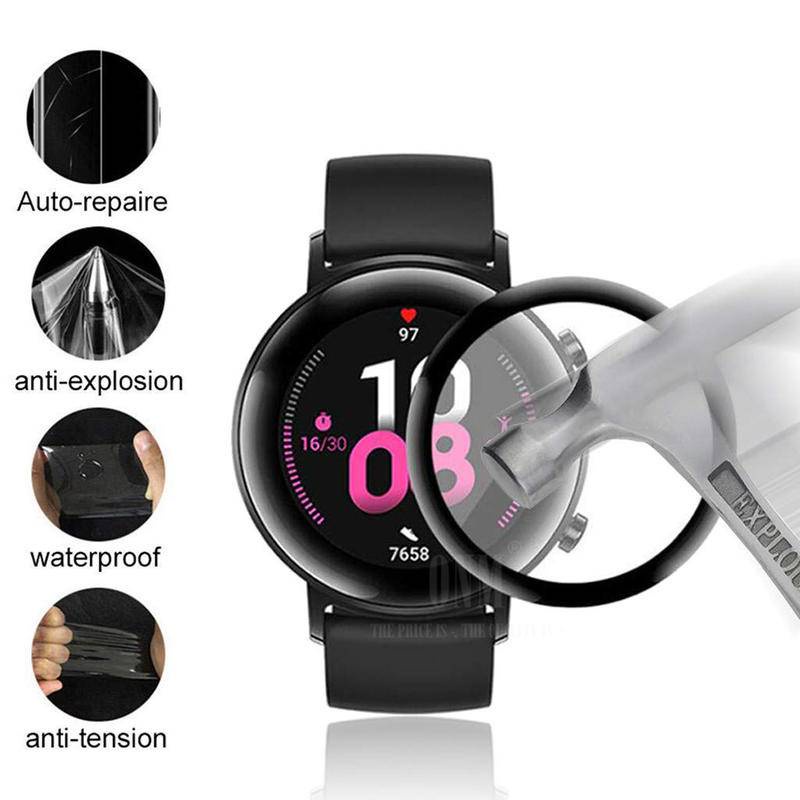 2020 Film Pelindung Layar Full Curved Untuk Huawei watch 3 pro GT2 GT3 42mm 46mm GT2e GT runner Magic2 GS3