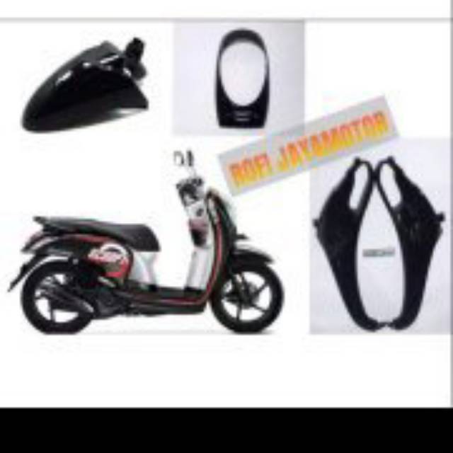 paket cover body depan Honda Scoopy FI 2013 - 2016