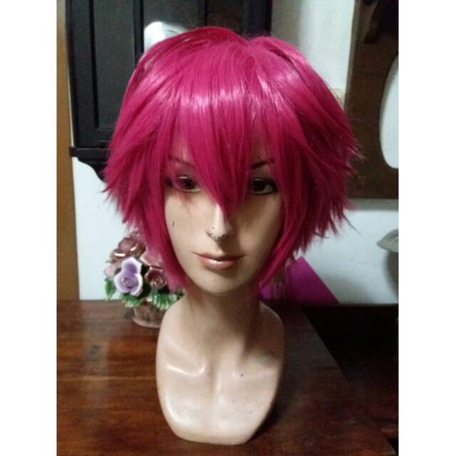Akali K/DA pop star wig male League of Legends