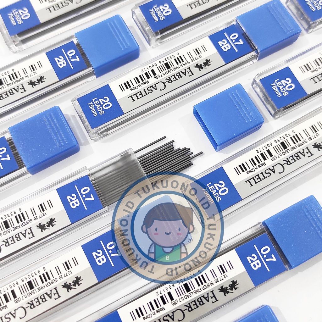 

FABER CASTELL Isi Pensil Mekanik 2B 0.7mm | Refill Mechanical Pencil