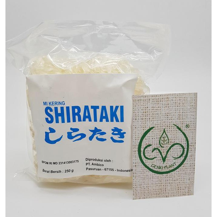 

Dry Shirataki - 250g (Mie Kering Shirataki)