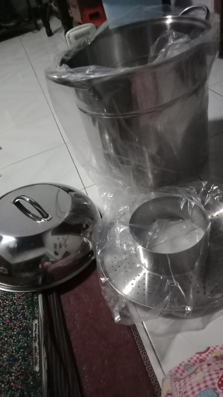 Panci Bakso Supra Panci Bakwan Dandang Bakso Stainless Steel Bahan Tebal