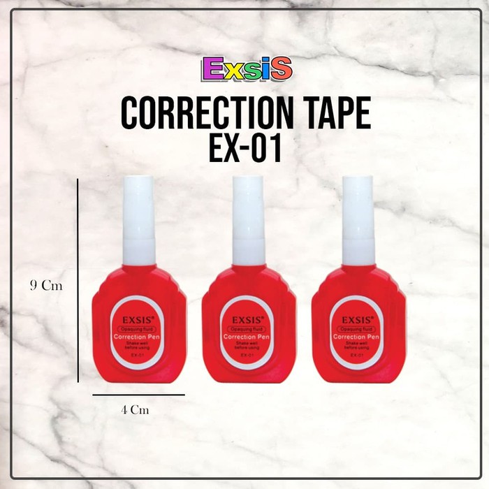 

(35gr) CORRECTION PEN TIP X CAIR EX 01 / CORRECTION PEN TIP X CAIR EX 03 TIPE-X
