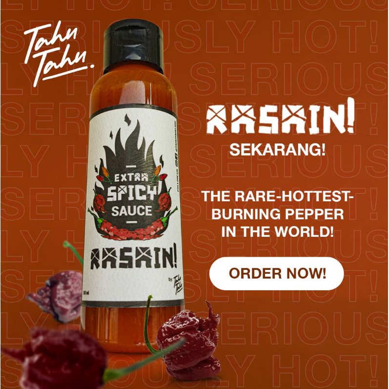 

Saus Super PEDAS! CAROLINA REAPER!