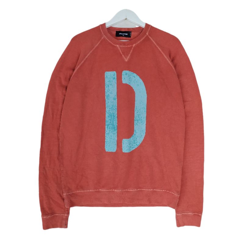 Dsquared2 Vintage Washed Classic Raglan Fit Crewneck