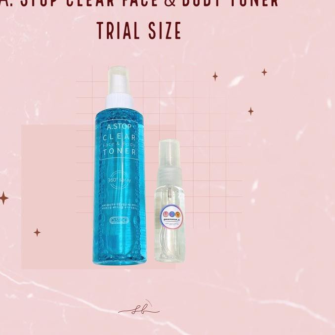 ♖ A. STOP CLEAR FACE & BODY TONER TRIAL SIZE ♂