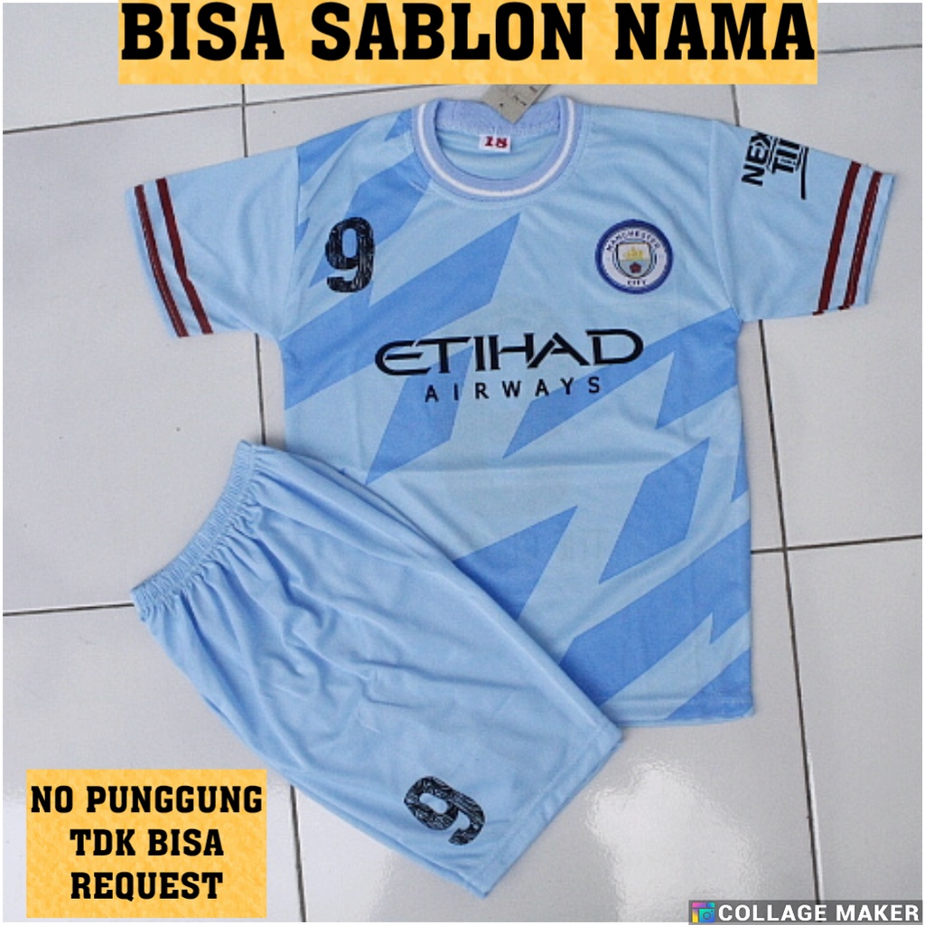 COD SETELAN BAJU BOLA ANAKMCITY TERBAR/KAOS BOLA ANAK HOME TERBARU/SETELAN KAOS BOLA ANAK TERBAU