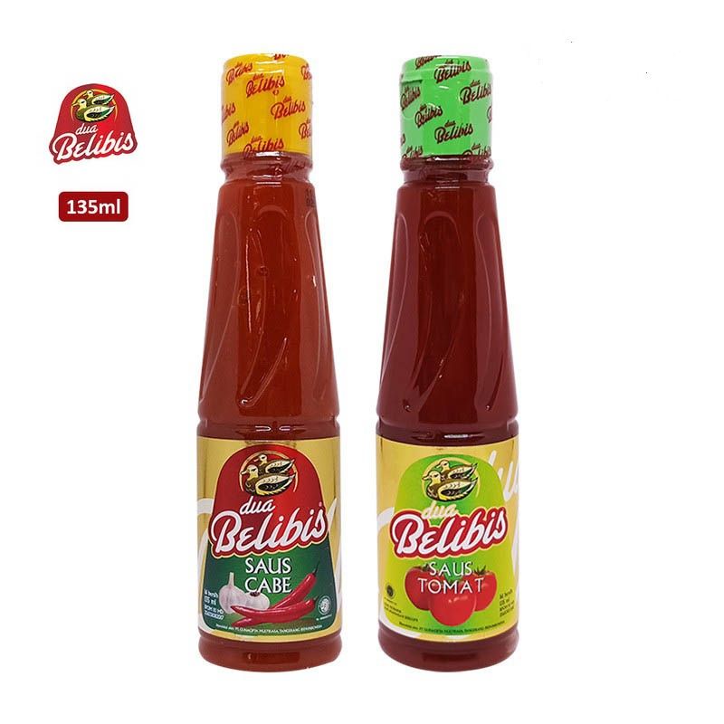 2 Belibis Saus Cabe 135ml//Saus Tomat 135ml