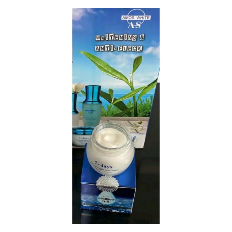 CREAM AMOS WHITE ORIGINAL SIANG / MALAM ADA PAKET KOMPLIT