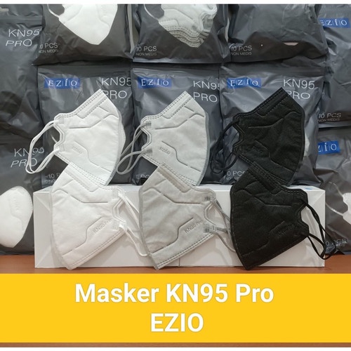 MASKER EZIO KN95 PRO 5PLY FACE MASK ISI 10PCS MASKER AER KF94 PRO 10PCS