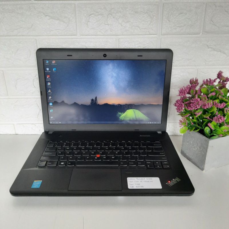 LAPTOP INTEL CORE I5 LENOVO THINKPAD E440 RAM 4 GB HARDIS 500 GB WIFI CAMERA HDMI BERGARANSI