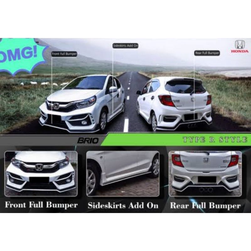 Bodykit Brio New Type R Body Kit All New Brio Type R