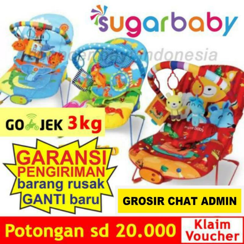 [Perlengkapanbayimurah] Bouncer Sugar Baby 3 recline posisi bouncer sugarbaby ayunan bayi kasur bayi