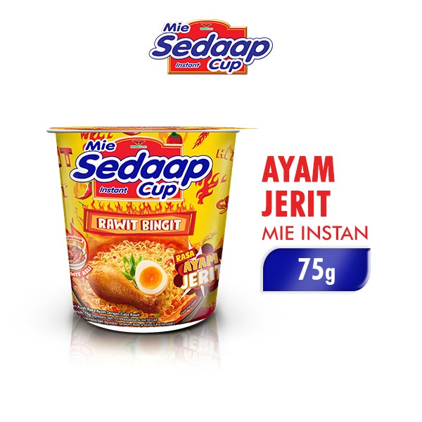 

Sedaap Noodle Mie Cup Ayam Jerit 75gr