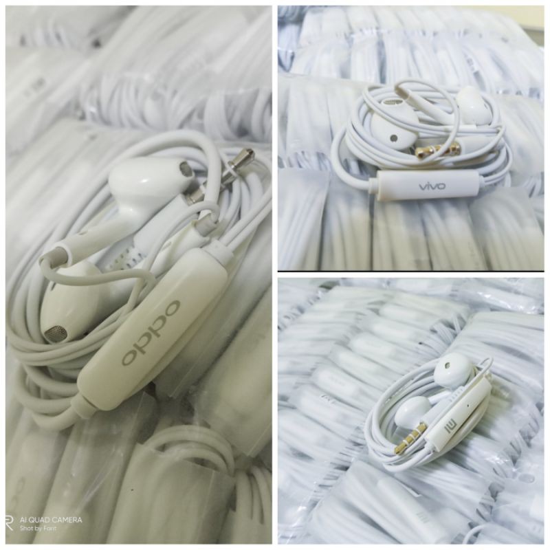 Headset Ori Oppo & Vivo & Redmi Copotan | Headset Oppo Original | Headset vivo original | Oppo f11