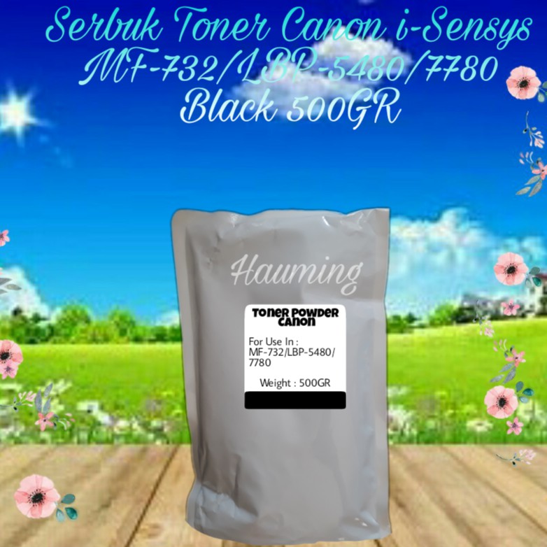 Serbuk Toner Canon MF-732 MF732 LBP-5480 7780 5480c 7780cdn 7780cx LBP5480 LBP7780 Black 500gr