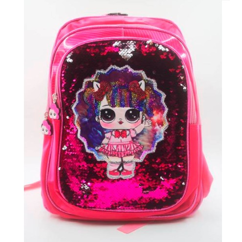 PA TAS Ransel anak SD / SMP  murah import girls sequin lampu lol unicorn / 8168 grosir Termurah - TA043