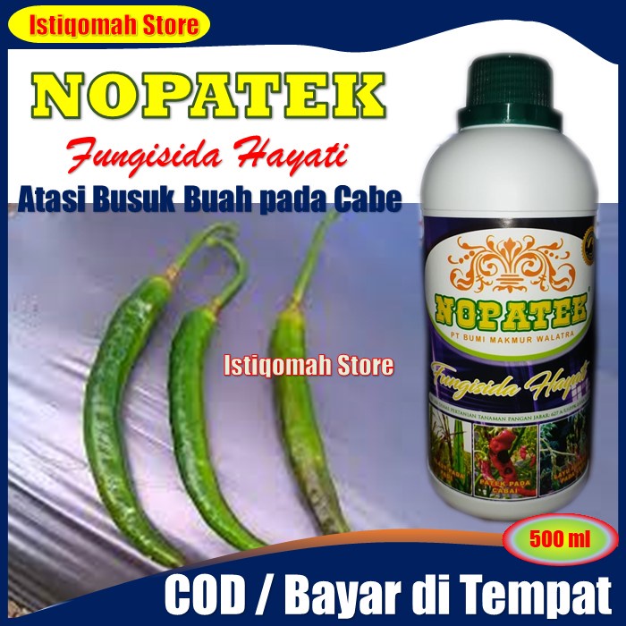 NOPATEK Fungisida Obat Penyakit Tanaman Sayuran Cabe Tomat, dll -Obat Hama Sayuran Cabai Rawit Ampuh