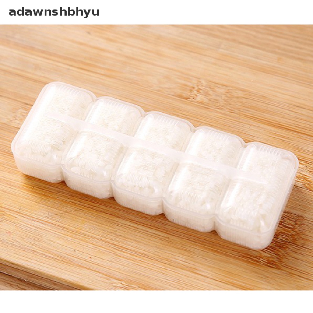 [adawnshbhyu] 5pcs/set Sushi Nigiri Maker Rice Ball Cetakan Nonstick Press Maker DIY Bento Alat