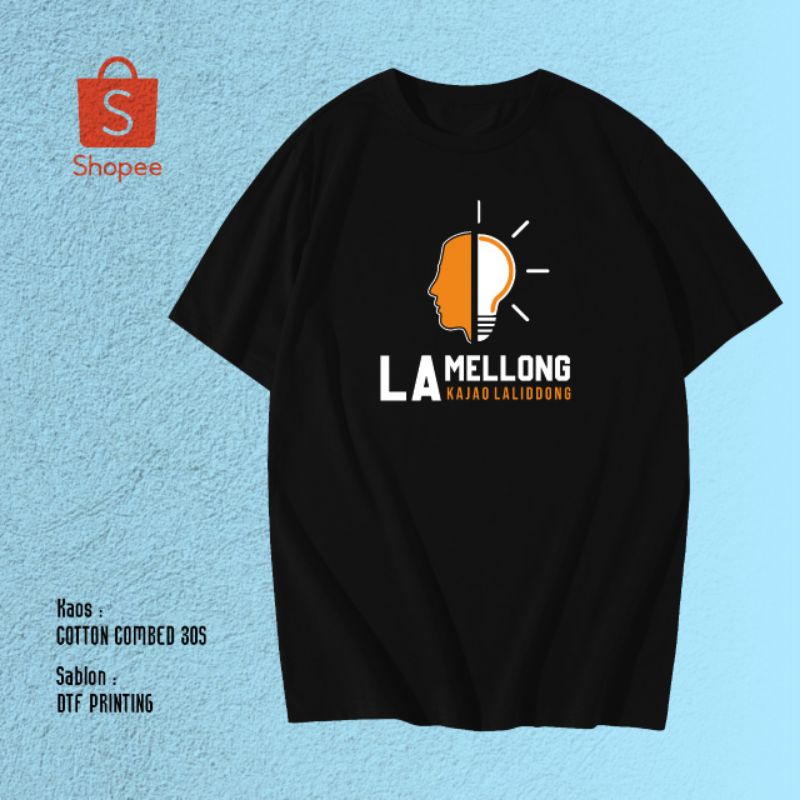 KAOS BUGIS, LAMELLONG KAJAO LALIDDONG, KAOS PRIA/WANITA